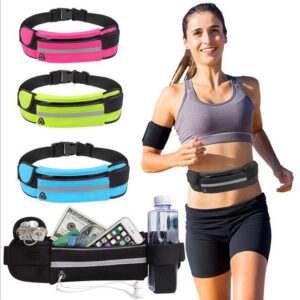 Fitness Waist Bag With Pocket Slim Jogging Belt